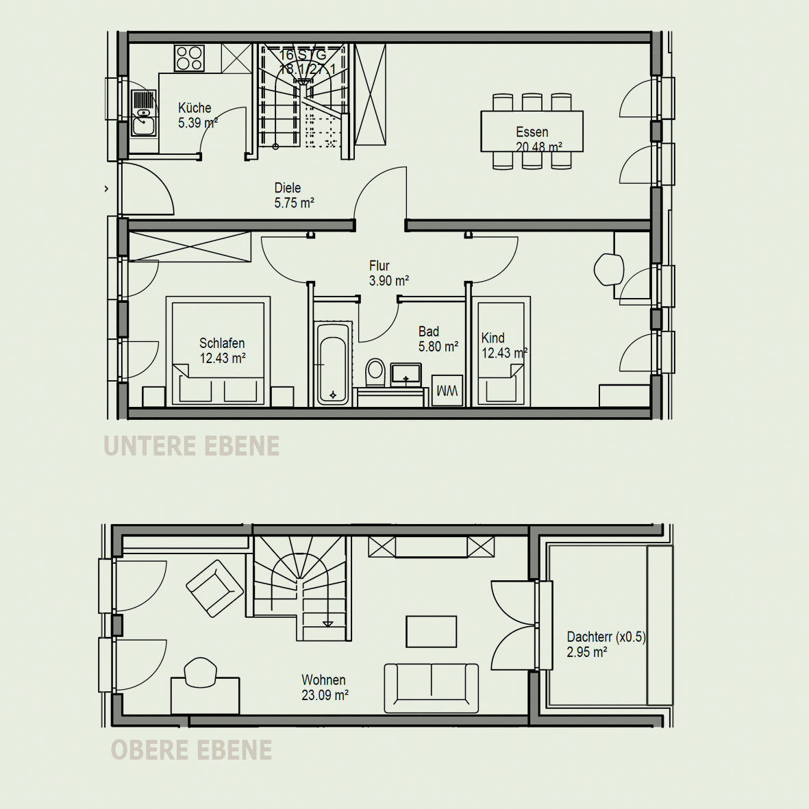 4 Zimmer - 92qm